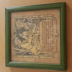 1929 I am Your Friend in solid wood frame